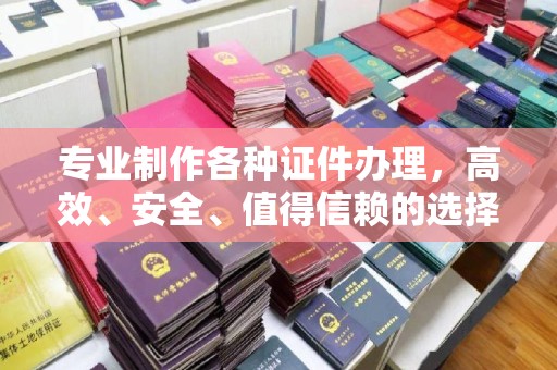 信义专业制作各种证件办理，高效、安全、值得信赖的选择